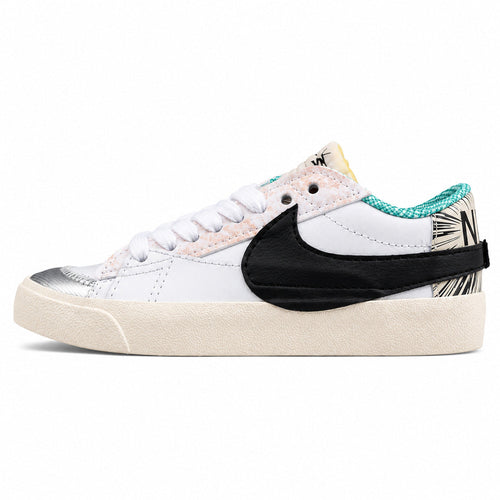 Nike Blazer Low 77 branco multicolor lateral izquierda