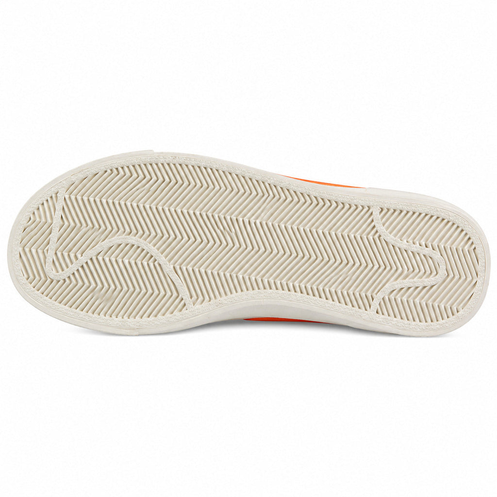 Nike Blazer Low 77 branco laranja detalle suela