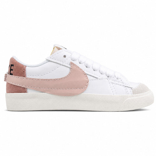 Nike Blazer Low 77 branco rosa lateral derecha