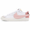 Nike Blazer Low 77 branco rosa lateral izquierda