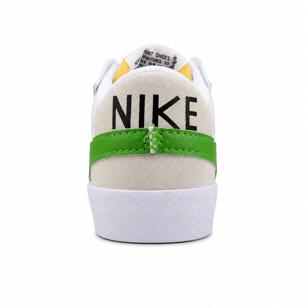 Nike Blazer Low 77 branco verde detalle talón Nike