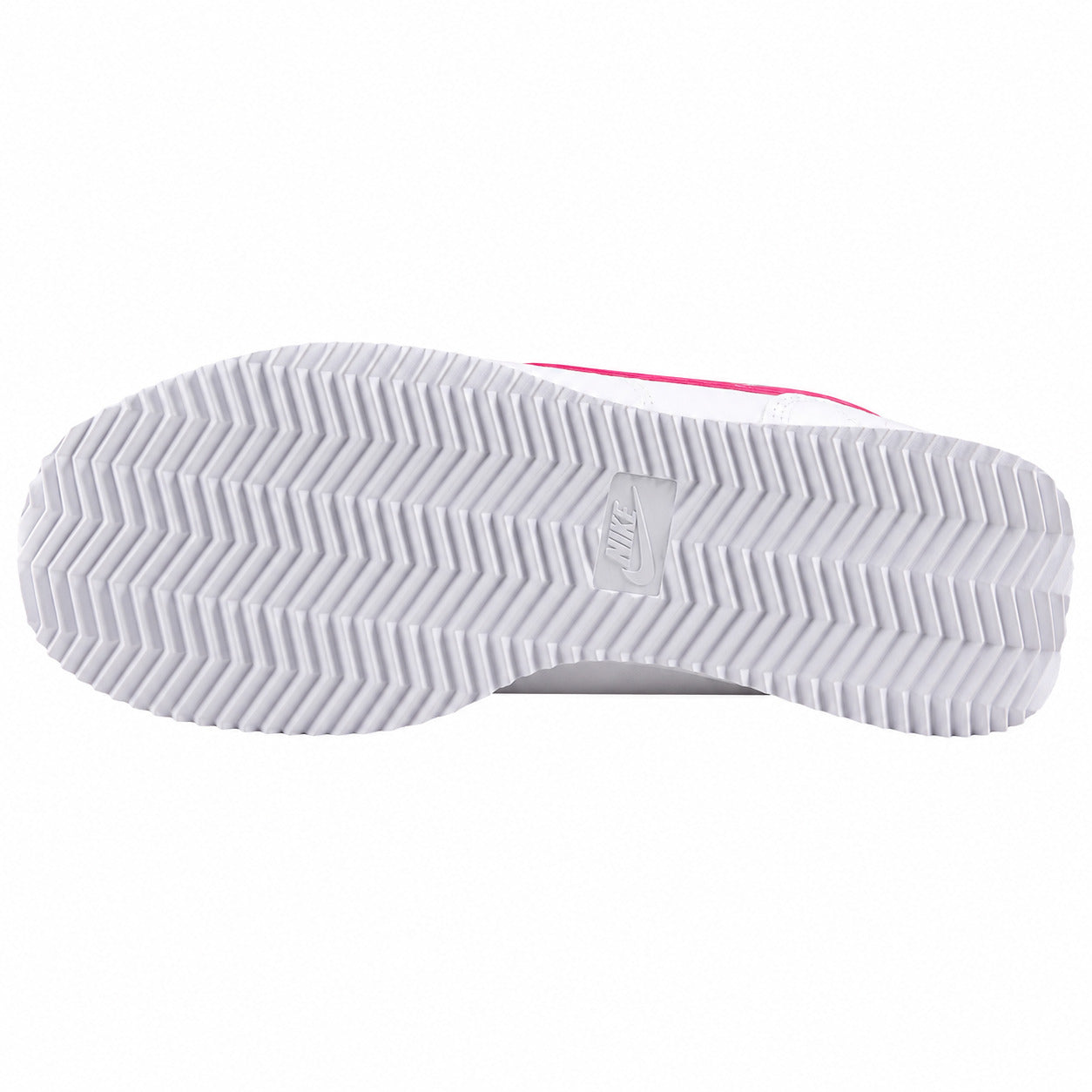 Nike Cortez branco rosa detalle suela