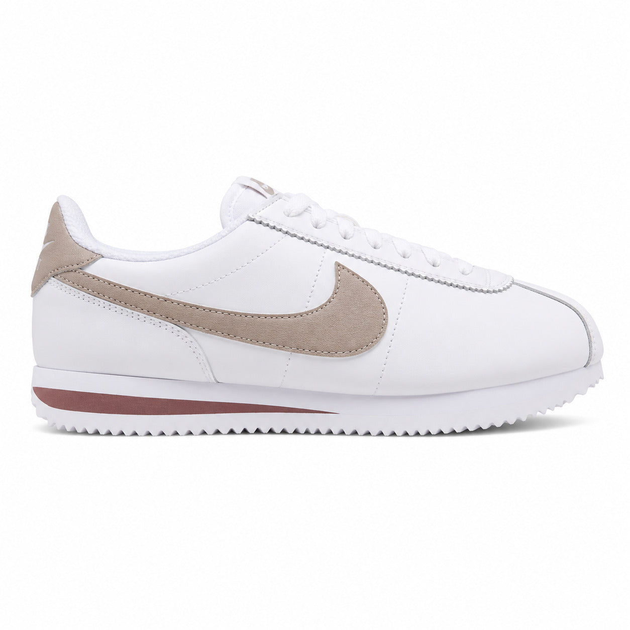 Nike Cortez branco topo lateral derecha