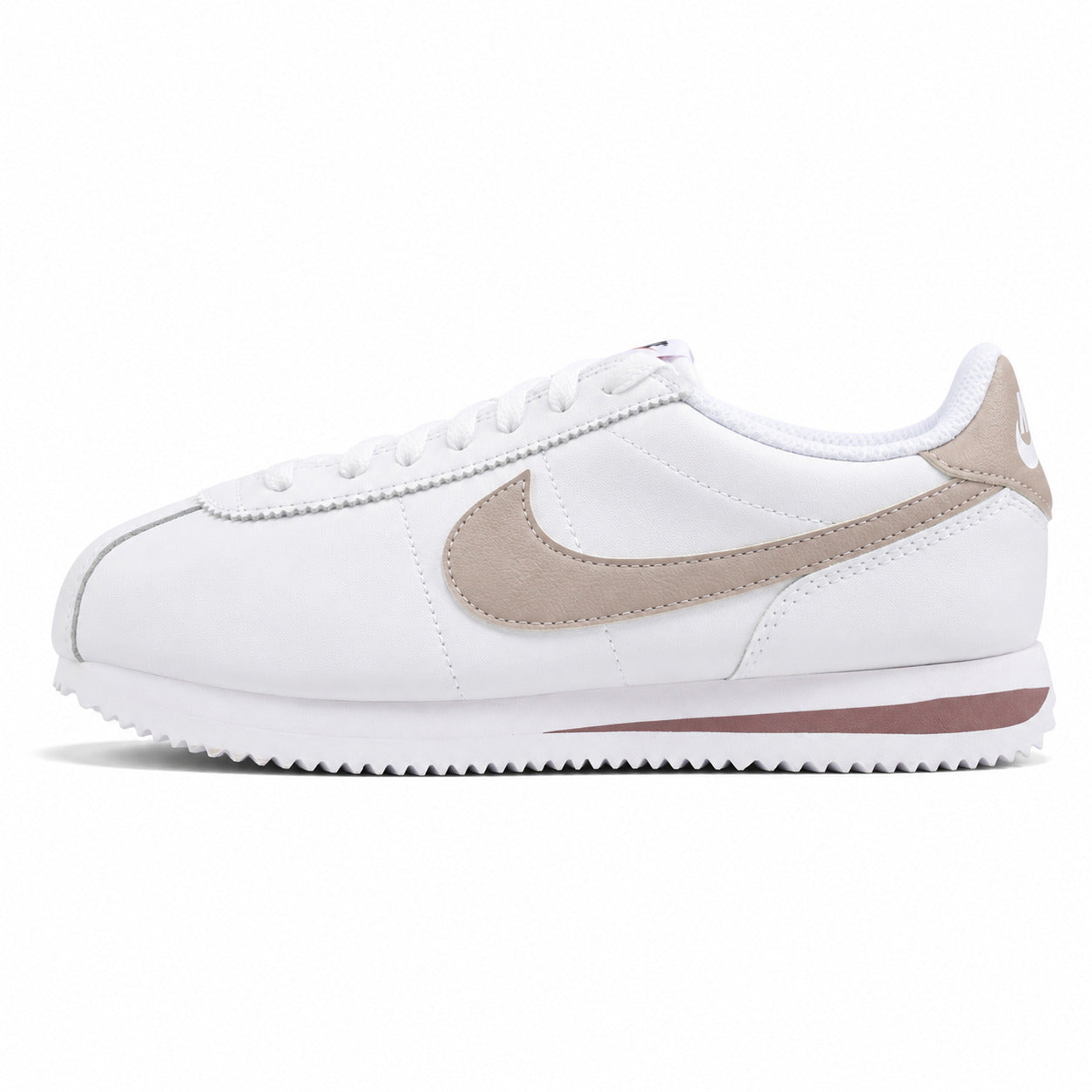 Nike Cortez branco topo lateral izquierda