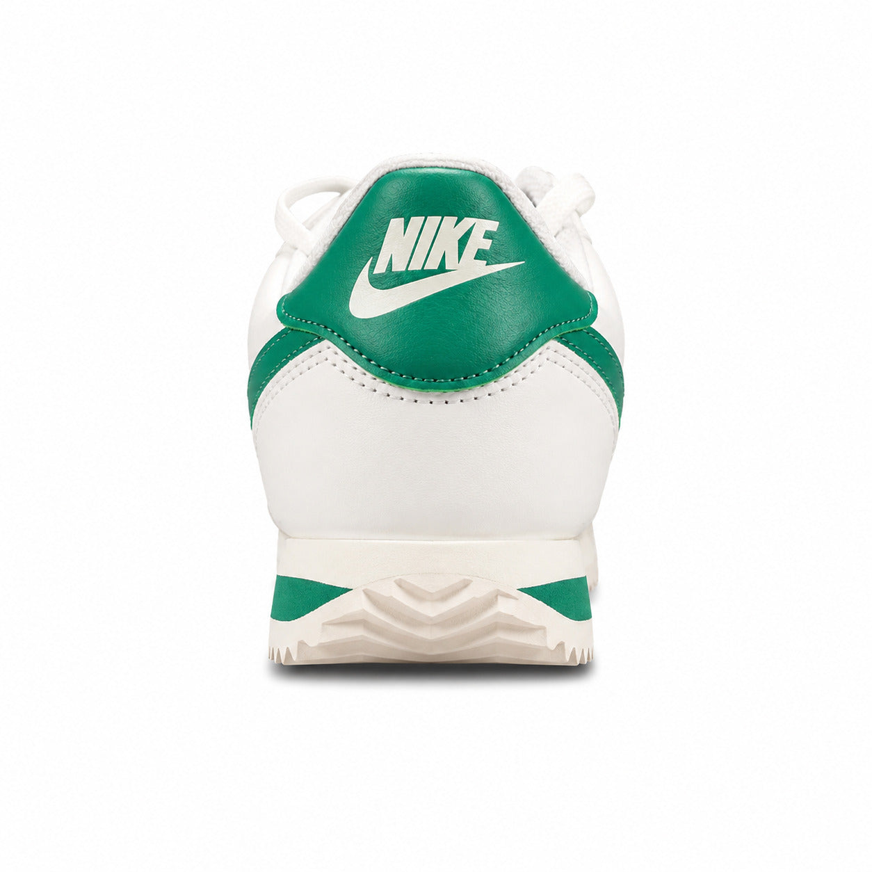 Nike Cortez branco verde vista superior