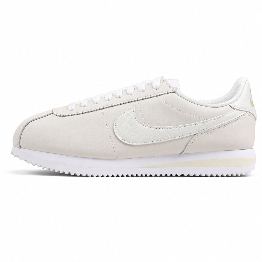 Nike Cortez crema branco lateral izquierda
