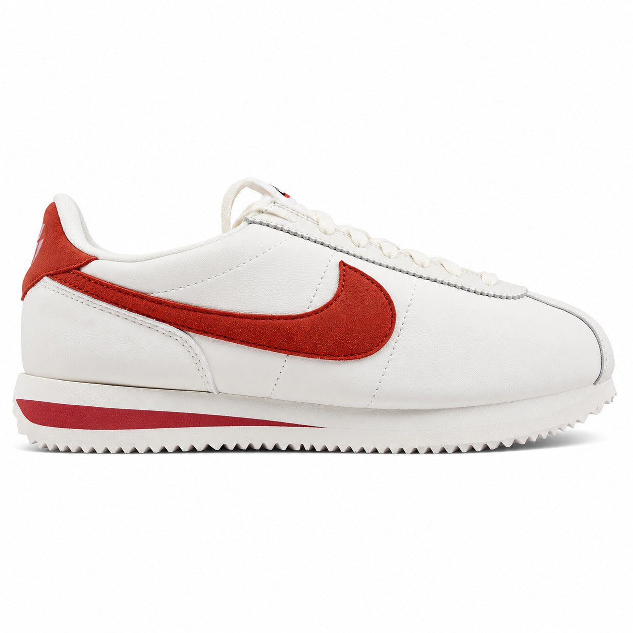 Nike Cortez Heart branco vermelho rosa lateral derecha