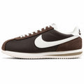 Nike Cortez castanho ante branco lateral izquierda