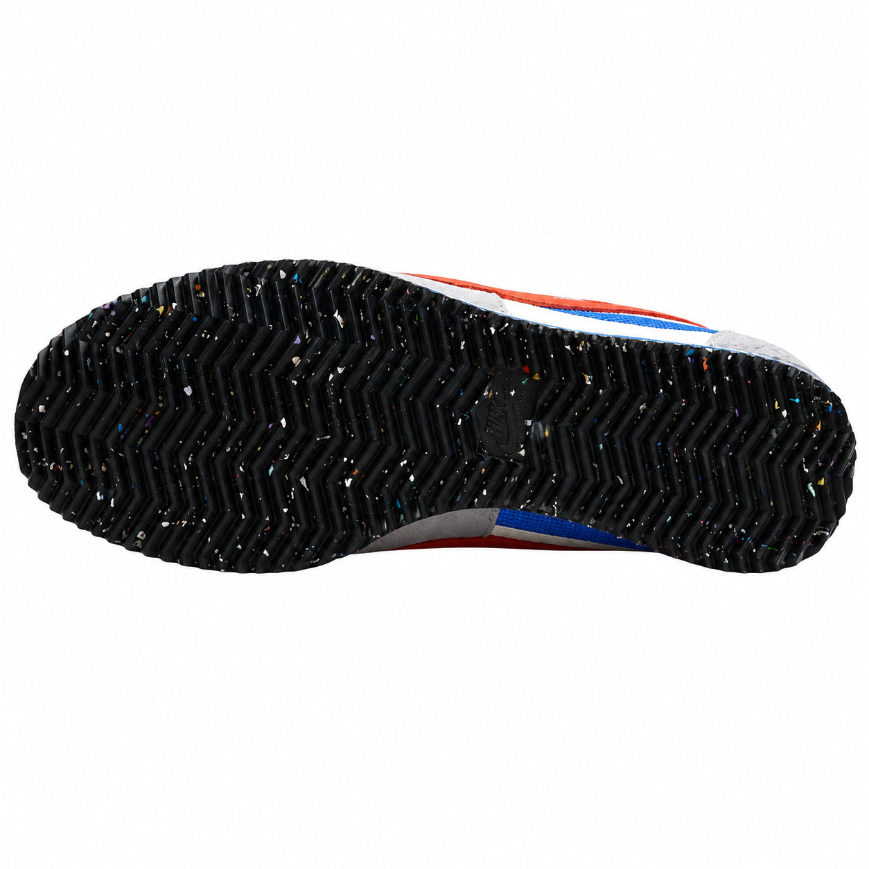 Nike Cortez SP x Union LA cinzento azul vermelho suela negra speckle