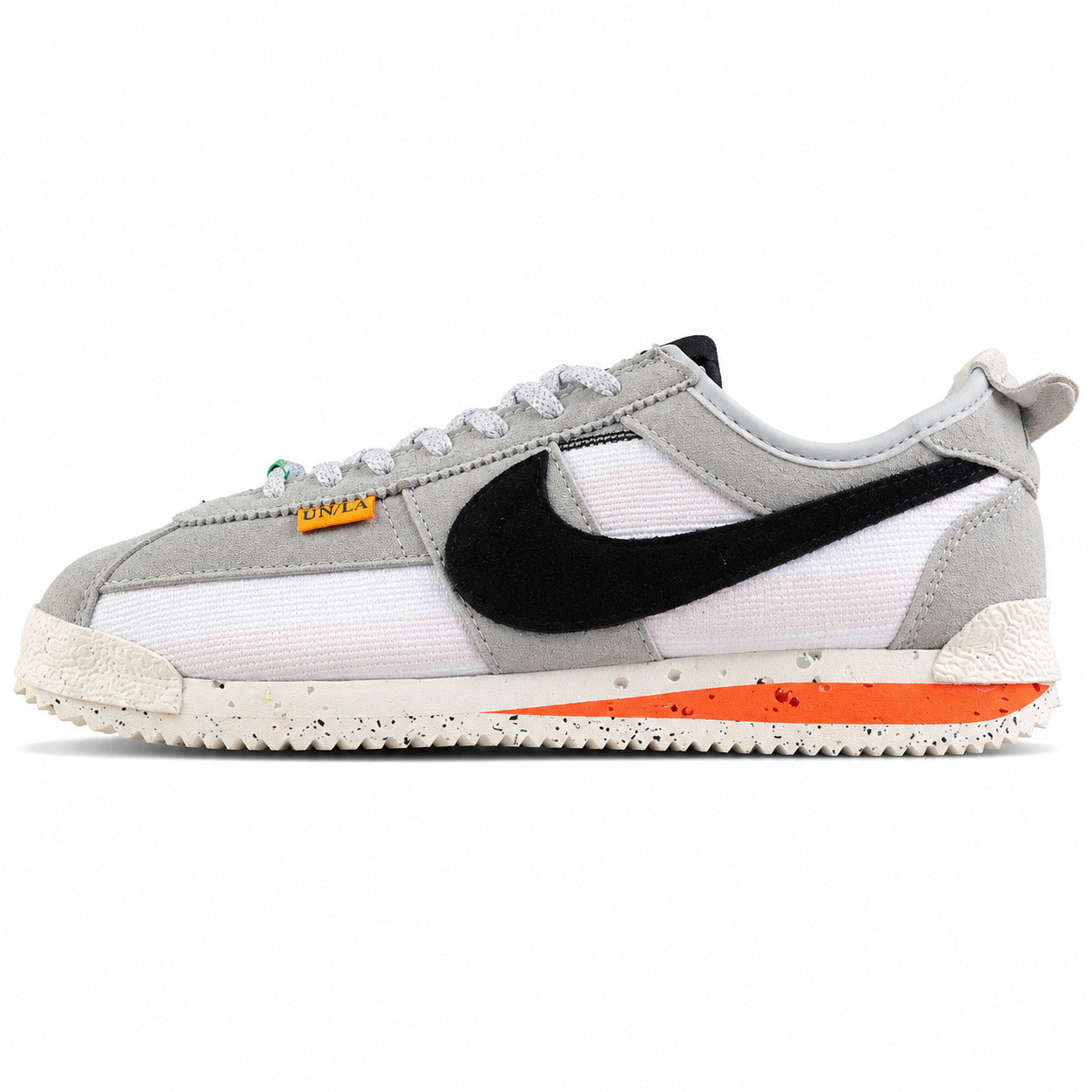 Nike Cortez SP x Union LA cinzento branco preto lateral izquierda