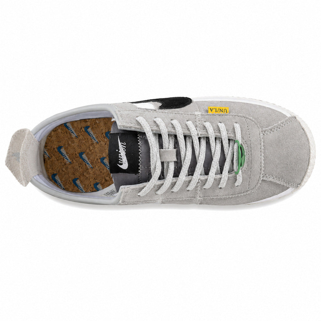 Nike Cortez SP x Union LA cinzento branco preto vista superior