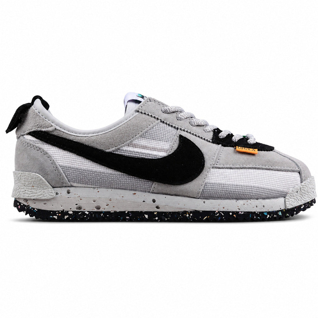 Nike Cortez SP x Union LA cinzento preto branco lateral derecha