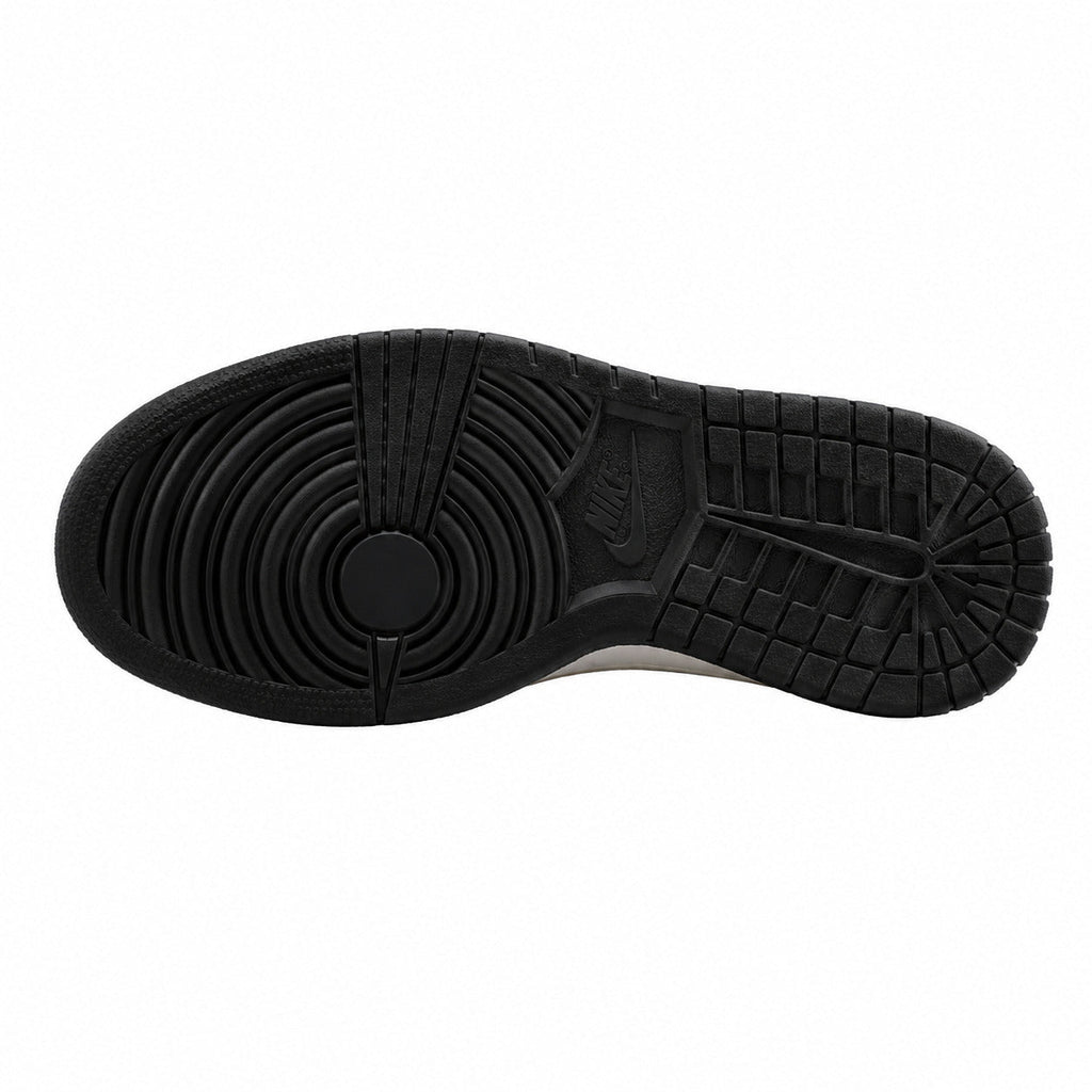 Nike Dunk Low crema preto rosa detalle panda suela negra