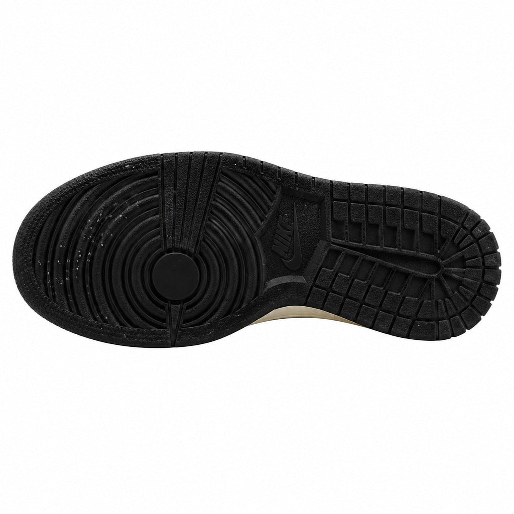 Nike Dunk Low crema preto rosa pastel suela negra