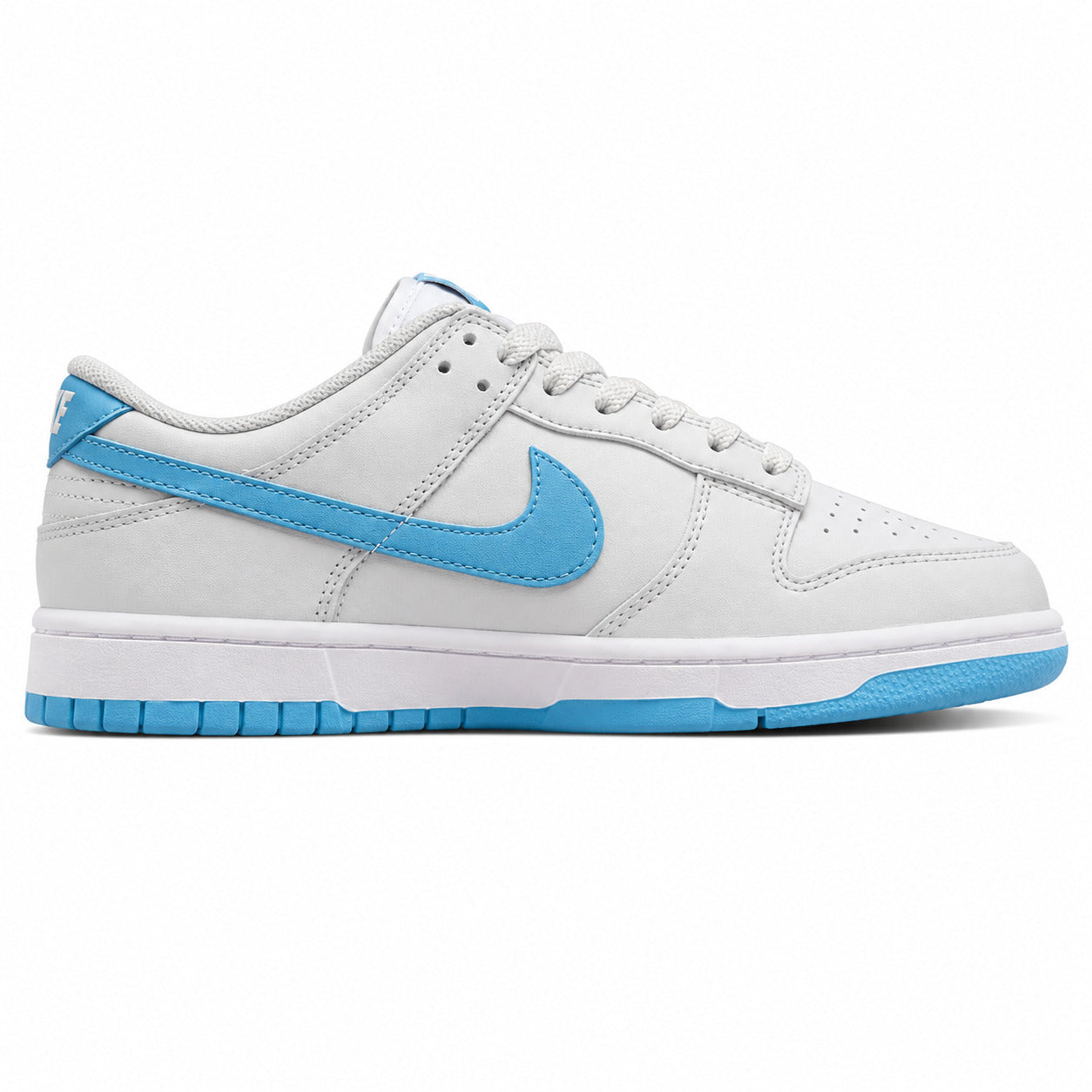 Nike Dunk Low cinzento humo azul cielo lateral derecha