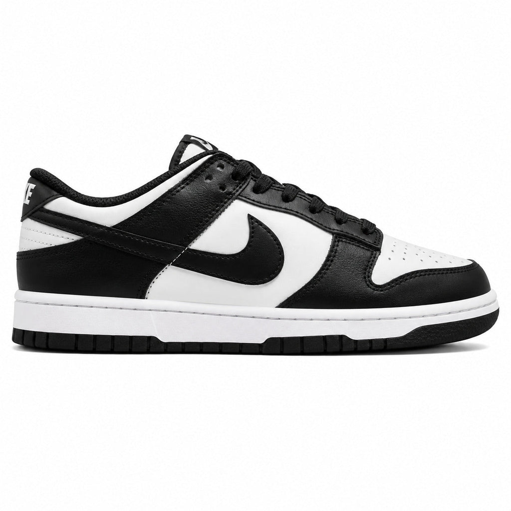 Nike Dunk Low Panda branco preto lateral derecha