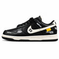 Nike Dunk Low x Calsonic Nissan Impul preto crema lateral izquierda