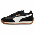 Puma Easy Rider Vintage preto branco ante lateral izquierda