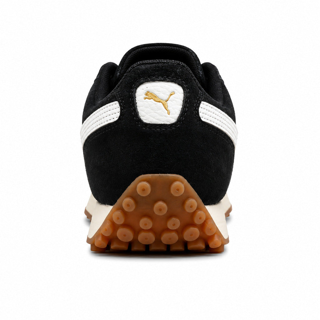 Puma Easy Rider Vintage preto branco detalle talón
