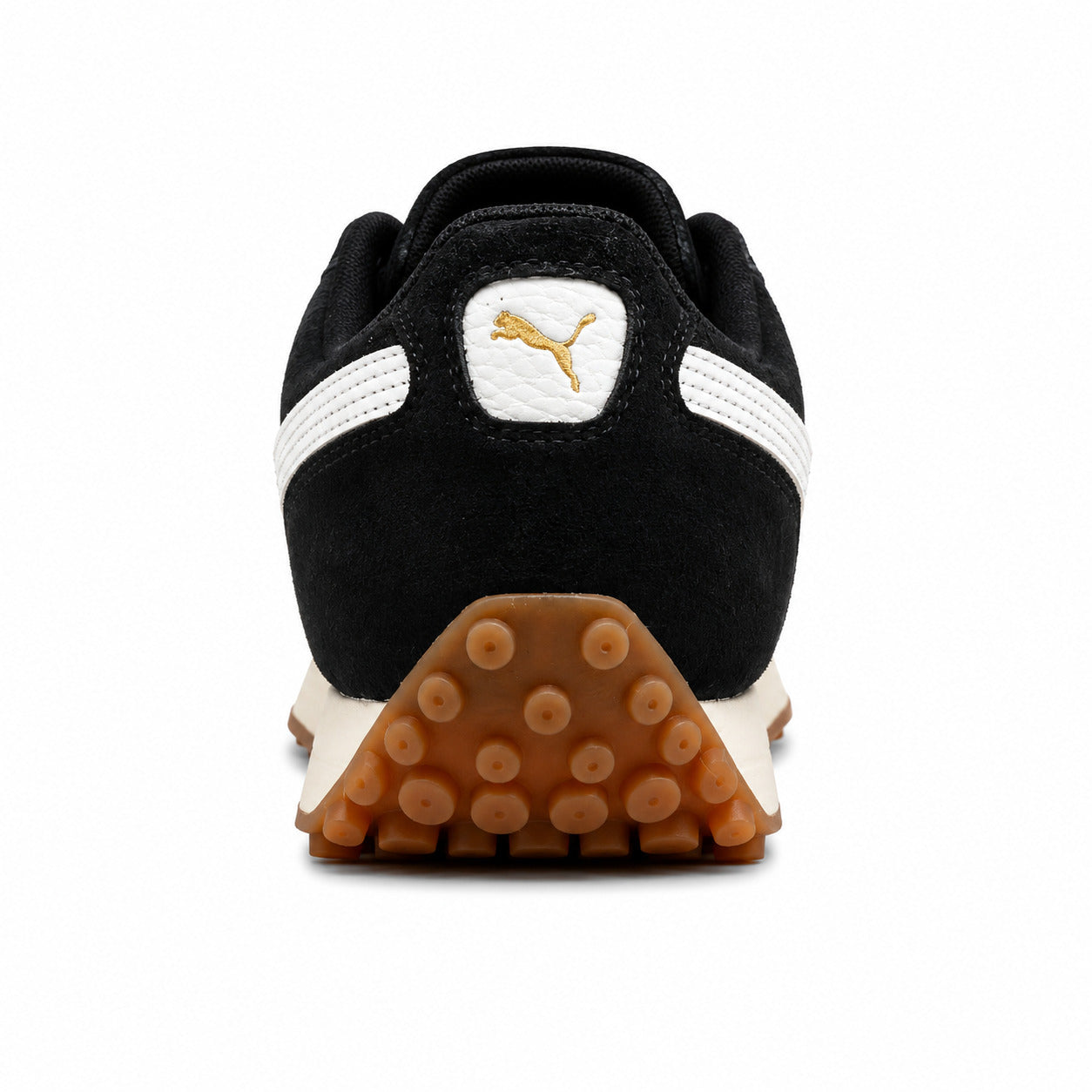 Puma Easy Rider Vintage preto branco detalle talón