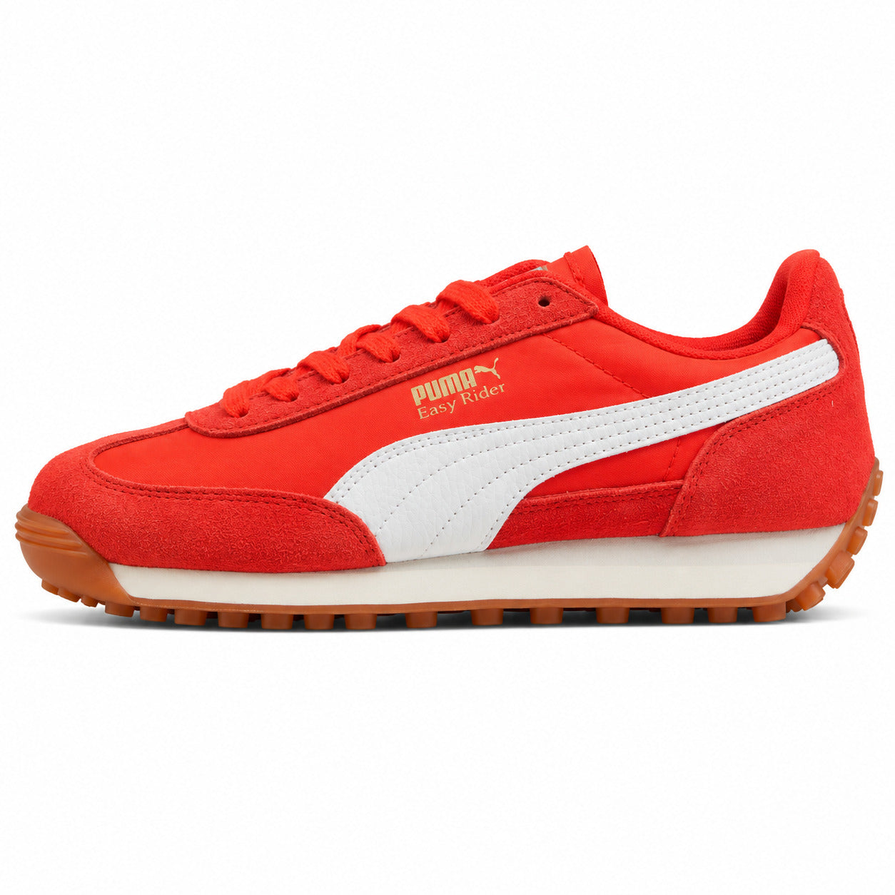 Puma Easy Rider Vintage vermelho branco ante lateral izquierda