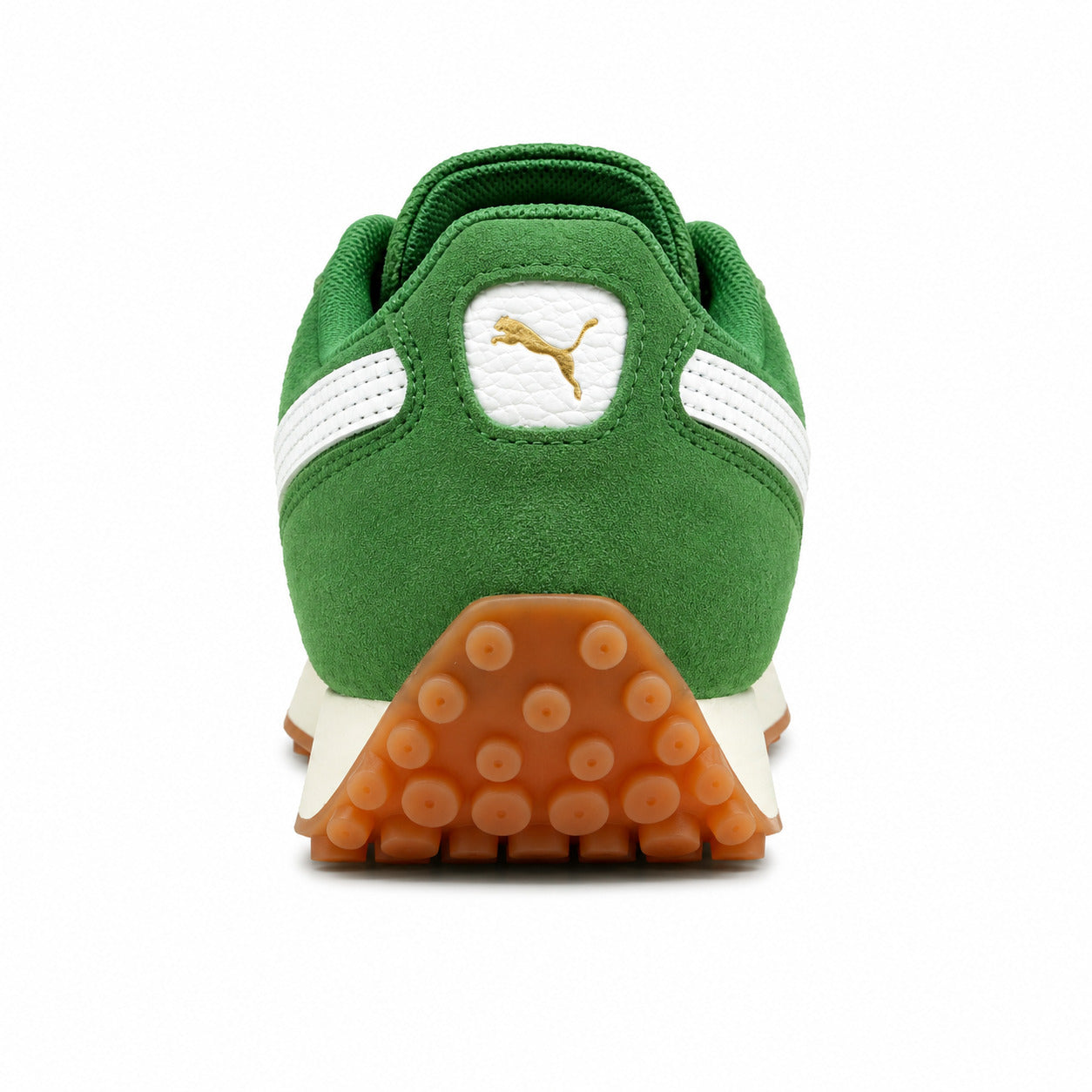 Puma Easy Rider Vintage verde branco detalle talón suela borracha